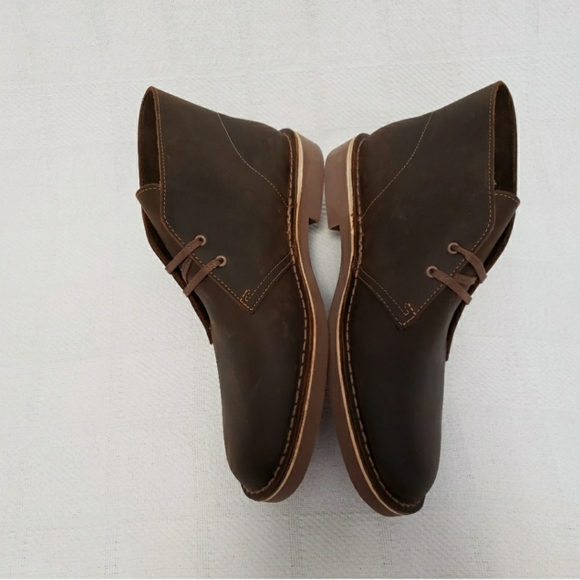 Clarks Bushacre 2 Leather Chukka Boots Size 10 - Picture 9 of 11